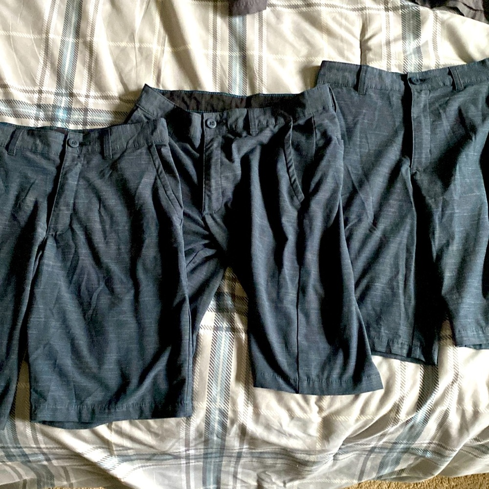 3 PACK | Burnside | Men’s shorts | Dark gray |